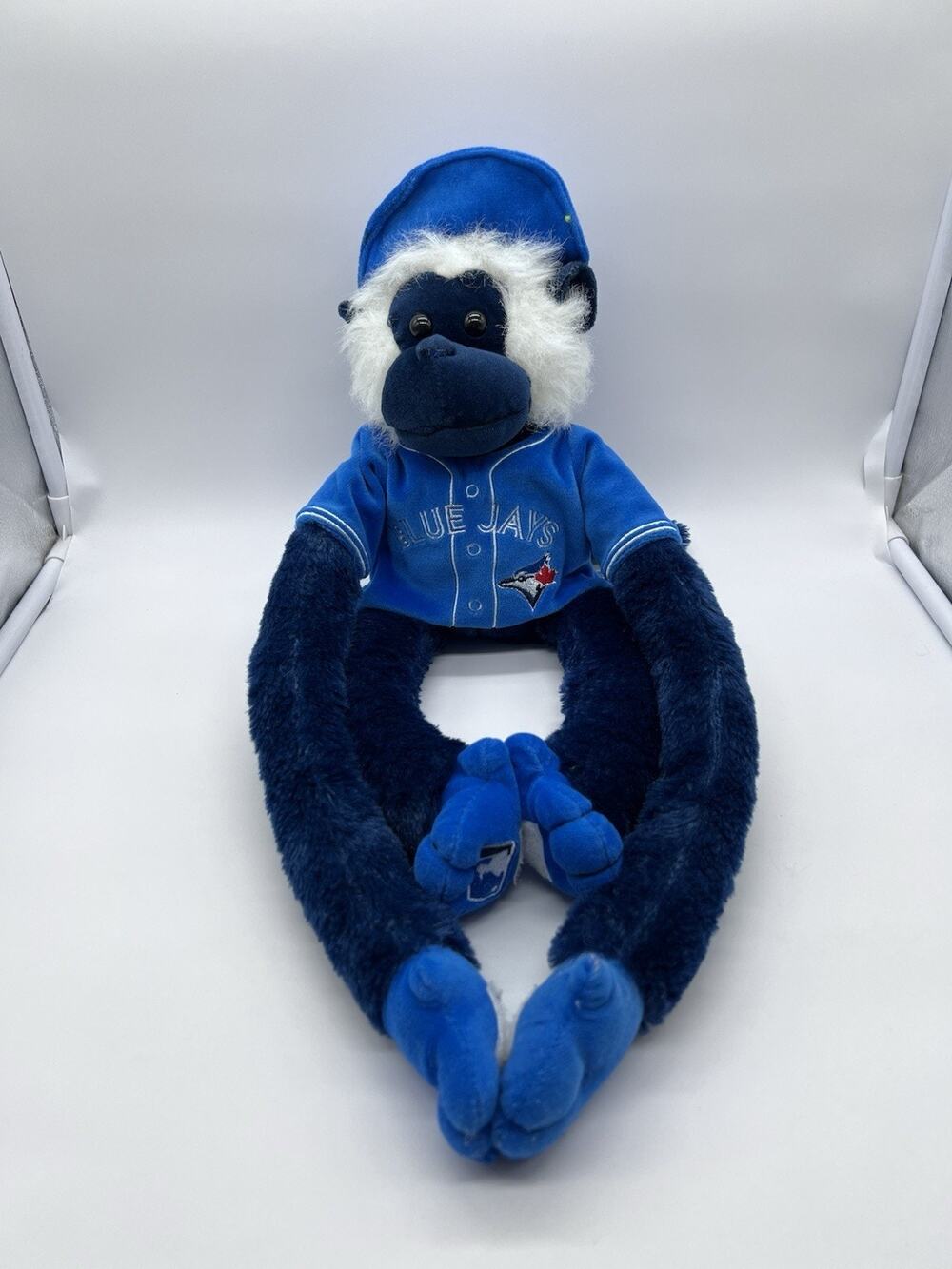 Forever Collectables Blue Jays Baseball Monkey Mascot Stuffed Animal Toy Plush